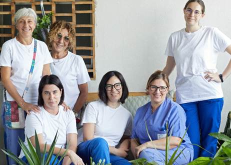 Team infermieristico del San Carlo