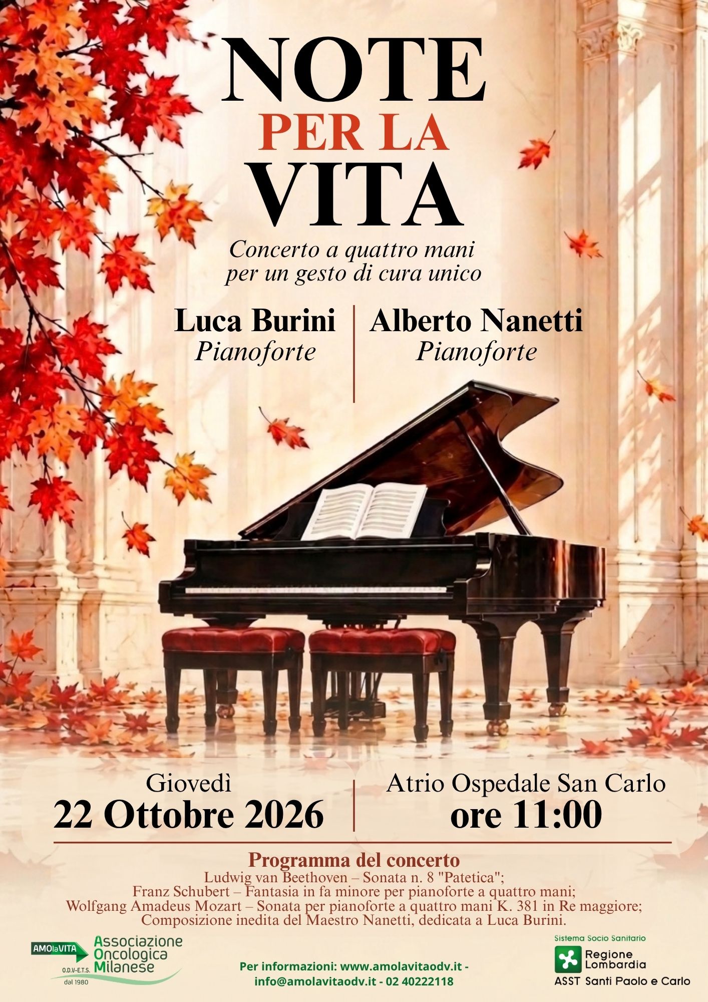 Locandina Note per la Vita